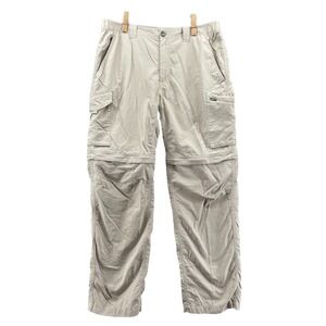 Columbia Convertible Cargo Pants Mens‎ 36x31* Beige Gorpcore Hiking Omni Shade